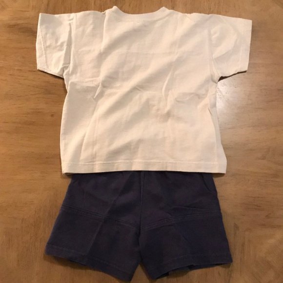 Final Price- HEALTHTEX Vintage 100% Cotton Matching Shirt and Shorts Set - Picture 2 of 11